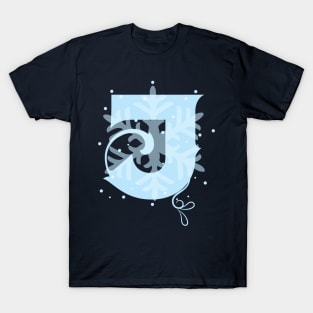 Winter Letters J T-Shirt